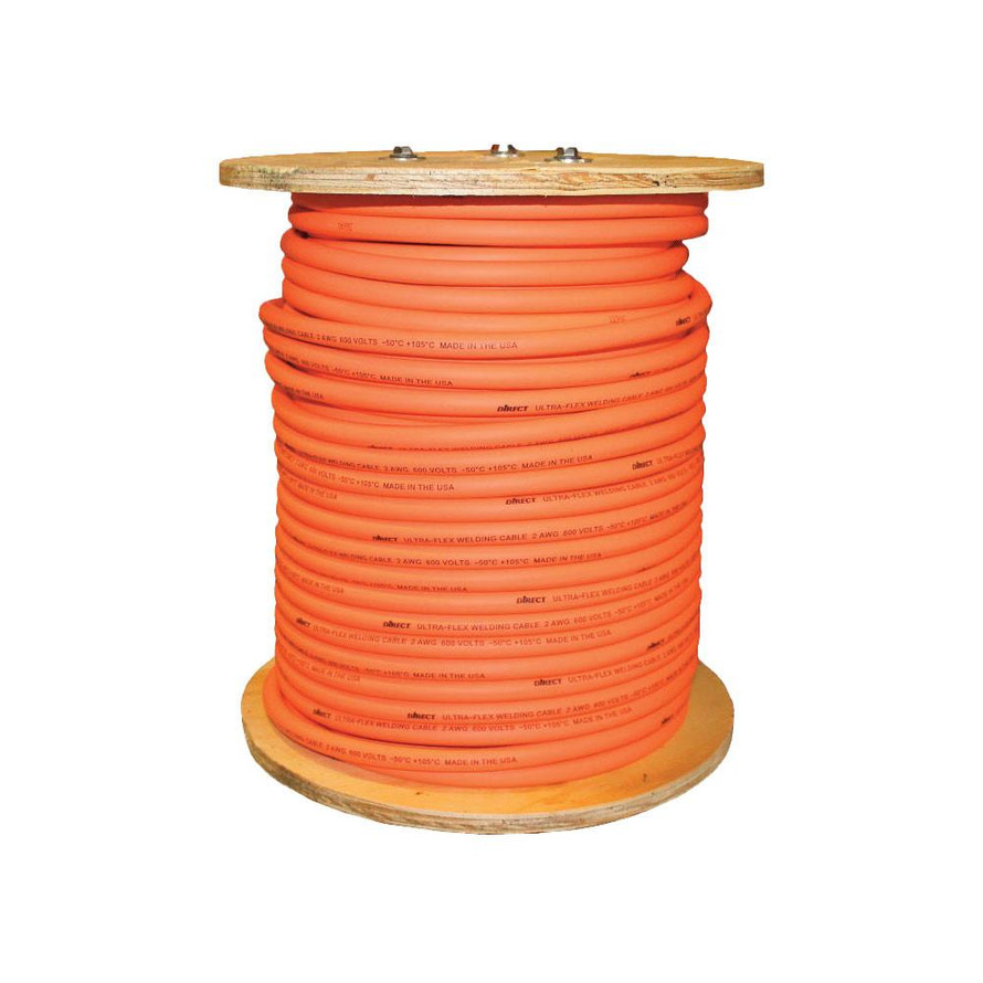 Direct Wire & Cable Ultra-Flex Welding Cable - #2, #1, 1/0 & 2/0 (Priced Per Foot) 