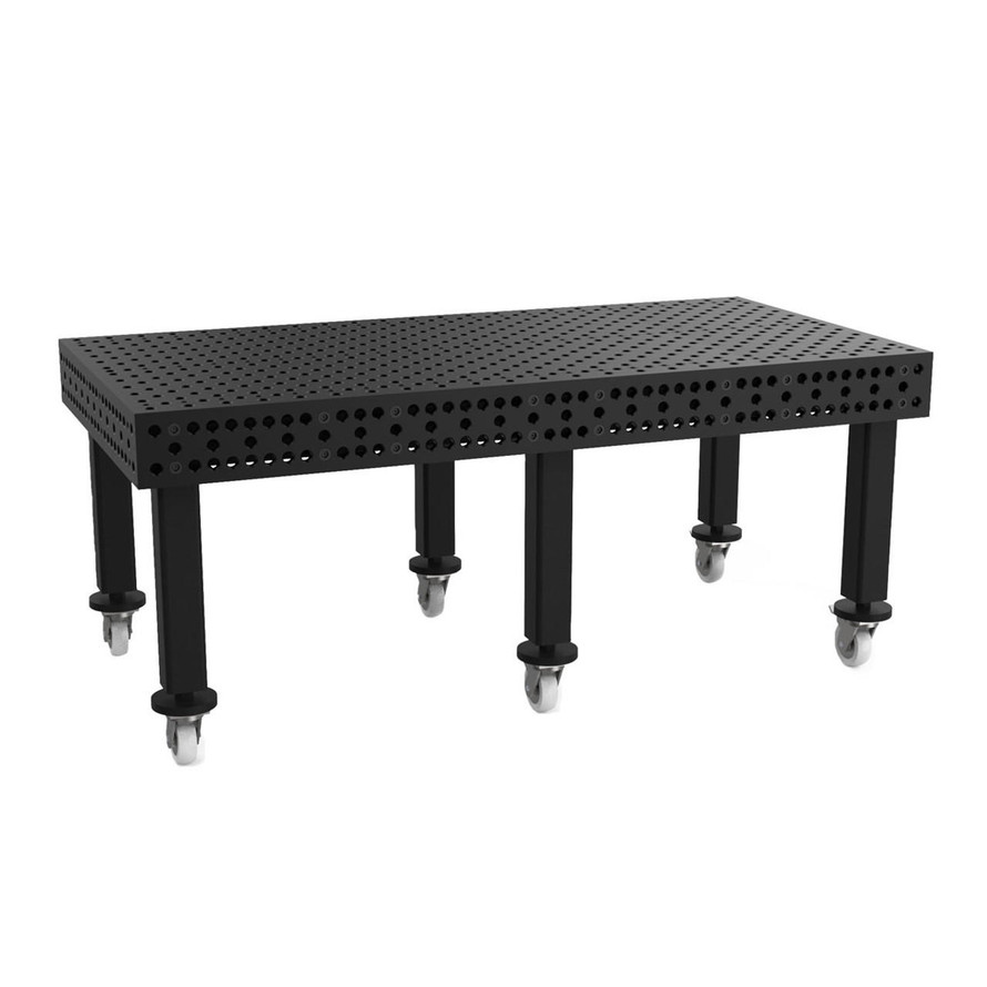 StrongHand Tools Alpha 28 Welding Tables w/ Six Legs, 2.4 x 1.2 M 