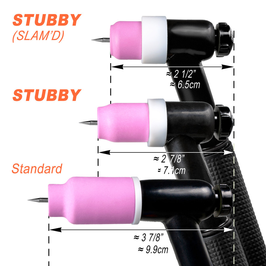 StubbyCup™  Gas Lens Kit: 17, 18, 26 & 3 Series