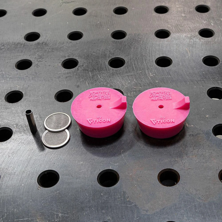 TIG Aesthetics Silicone Purge Plugs, 1" to 6" - (2 Pack) 