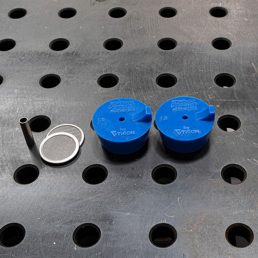 TIG Aesthetics Silicone Purge Plugs, 1" to 6" - (2 Pack) 