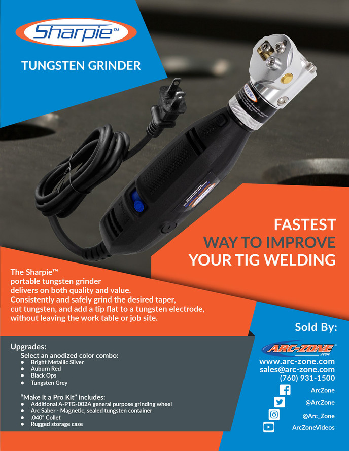 Corded Sharpie DX™ Tungsten Grinder Adjustable 15°- 45°