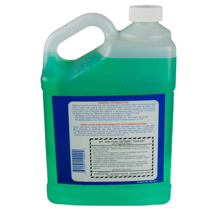 Dynaflux DynaFlux RTU Defense Biodegradable Coolant w/ Propylene Glycol 4 