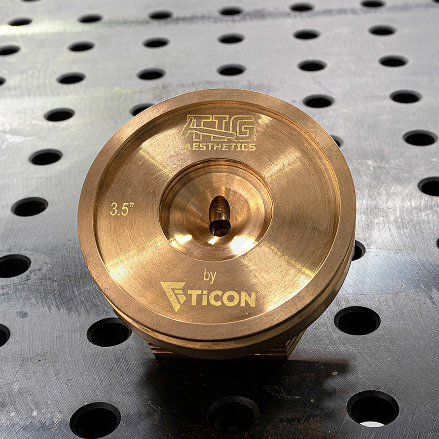 TIG Aesthetics Copper Chill Blocks for V-Band Flanges 