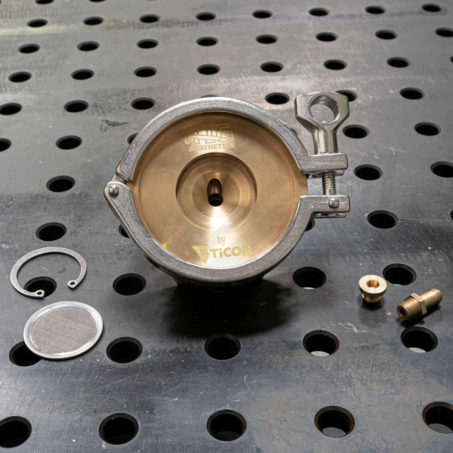 TIG Aesthetics Copper Chill Blocks for V-Band Flanges 