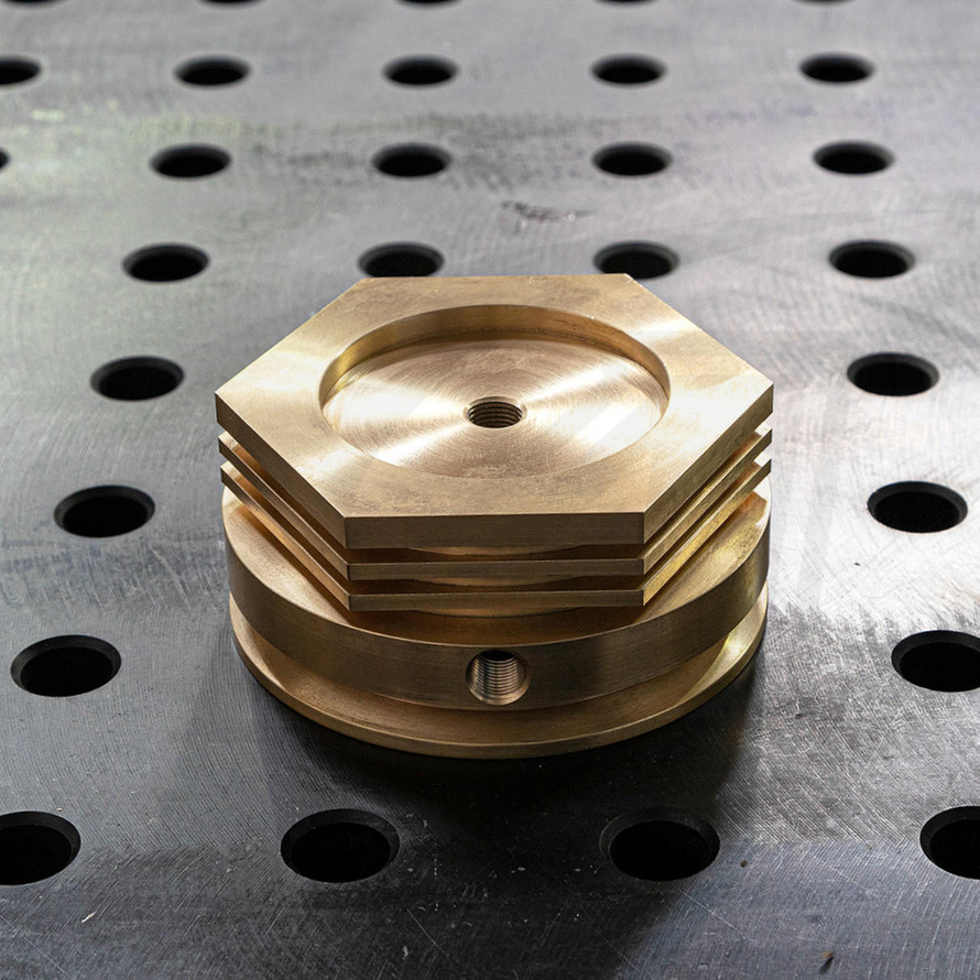 TIG Aesthetics Copper Chill Blocks for V-Band Flanges 