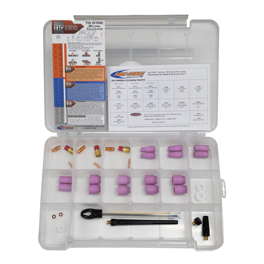 Arc Zone Pro 9 And 2 Series Tig Pro Kit  35869