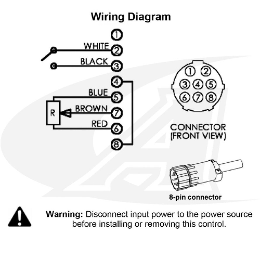 CK Worldwide Thermal Arc® Style Rotary Amp Control (8 Pin) 