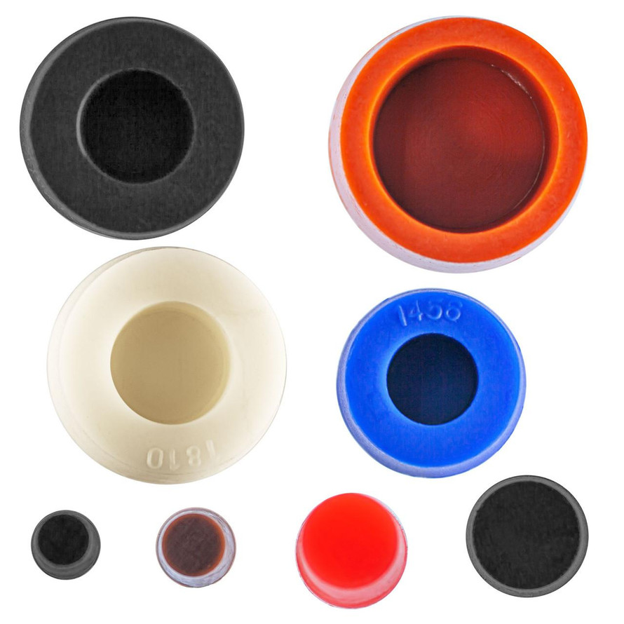 Silicone Tube Purge Plugs from 5/32