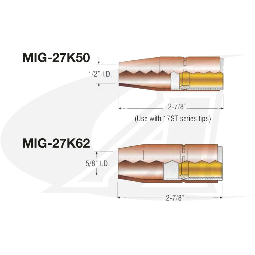 mm Medium Duty MIG Nozzle - Arc-Zone.com, Inc