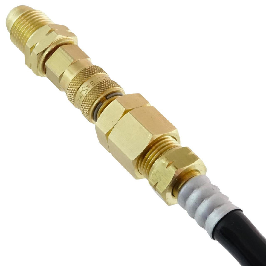 Miller/Weldcraft Quick-Release Single Shut-Off TIG Water Coupler Kit (Large Pin) 