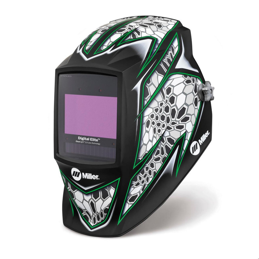 Miller/Weldcraft Digital Elite Auto-Darkening Welding Helmet, Clearlight 2.0 