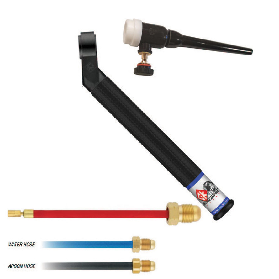 CK Worldwide Flex-Loc™ Variable Angle Head, Water-Cooled 250Amp 