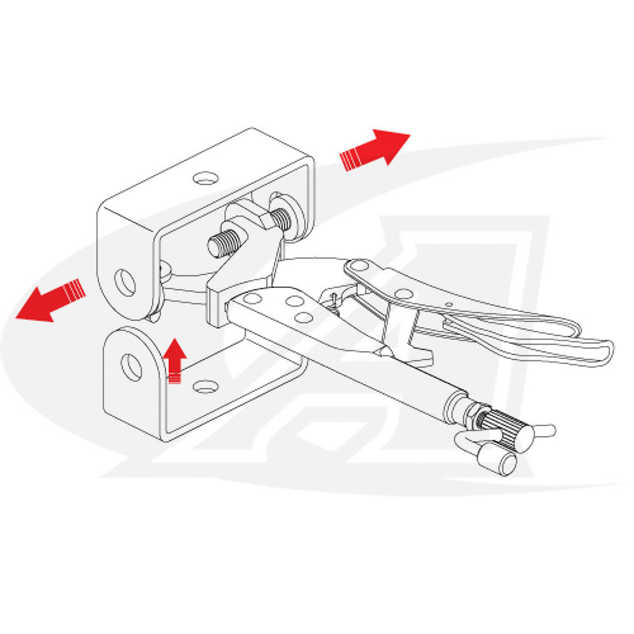 StrongHand Tools Expand-O Pliers - Reverse-Action Clamping Pliers 