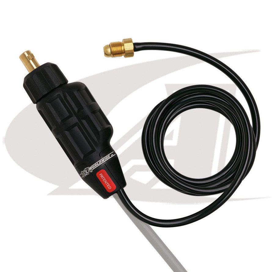 Ck Worldwide Safeloc 80 Amp Large Dinse Connector Gas For 8 And 24 Torches  49371
