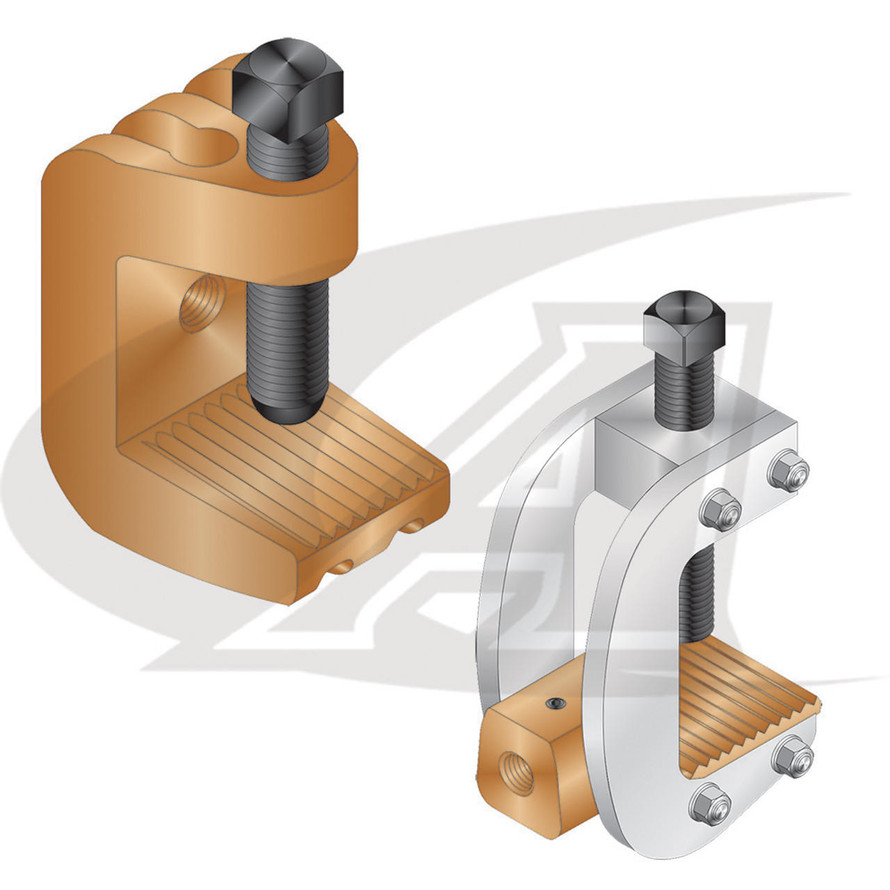 Lenco Heavy Duty C Clamp Clamp With 34 Threaded Connection  83774