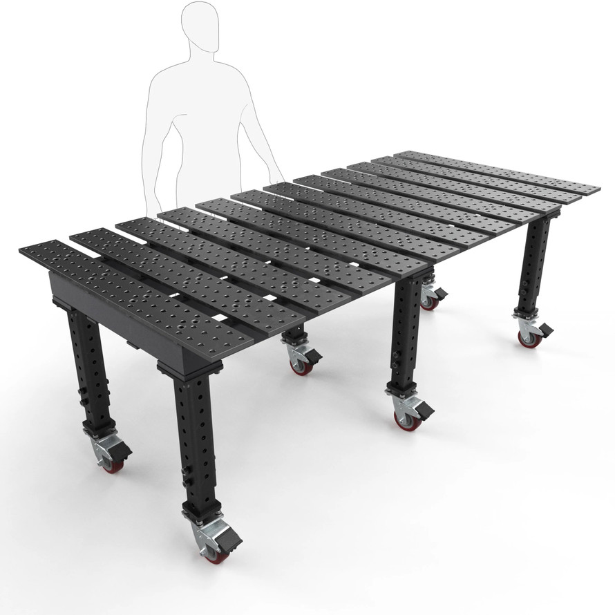 BuildPro™ 8' (2.4m) Welding Table - Nitride Finish