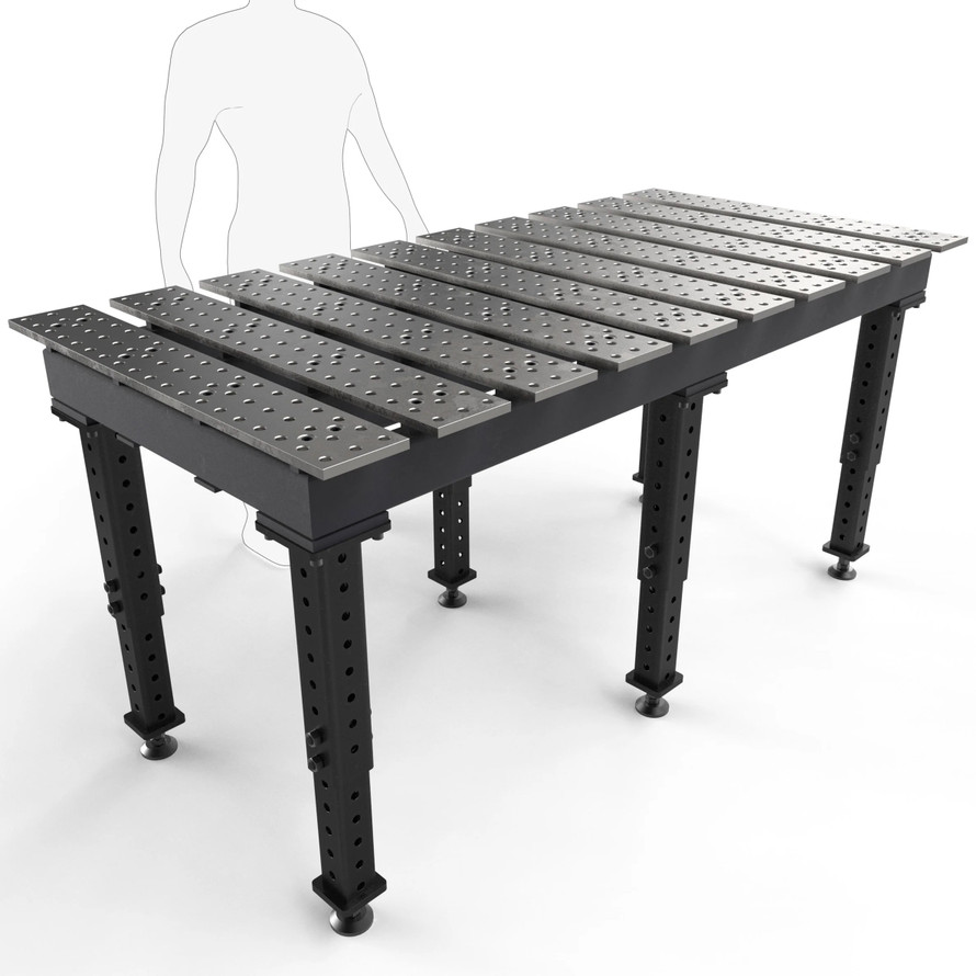 BuildPro™ 6.5' (1.98m) x 3' Welding Table - Standard Finish