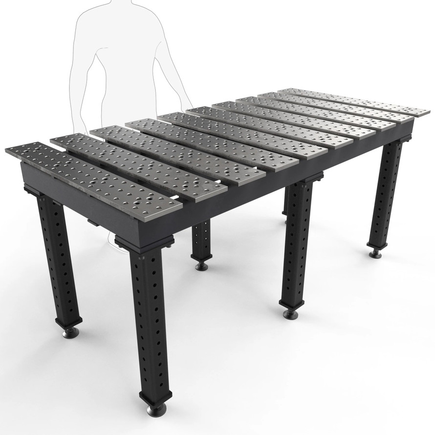 BuildPro™ 6.5' (1.98m) x 3' Welding Table - Standard Finish