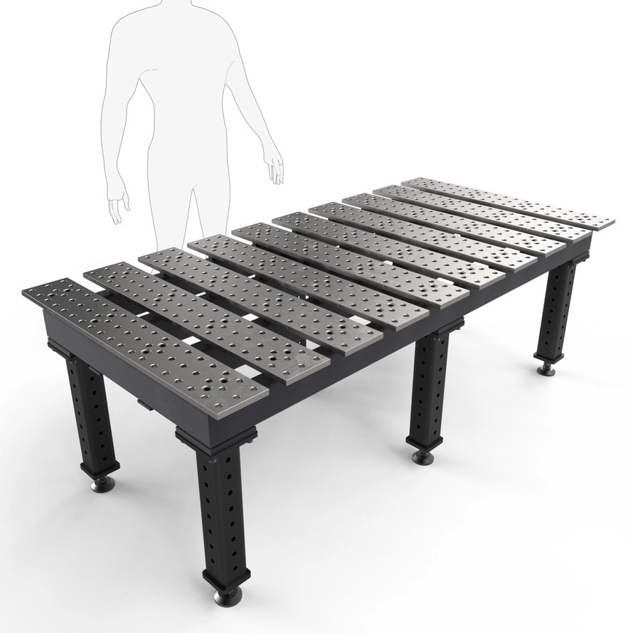 BuildPro™ 6.5' (1.98m) x 3' Welding Table - Standard Finish