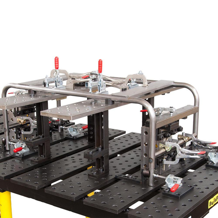 StrongHand Tools BuildPro™ 6.5' (1.98m) x 4' Welding Table - Nitride Finish 