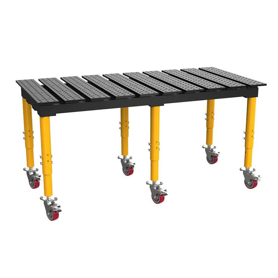 StrongHand Tools BuildPro™ 6.5' (1.98m) x 3' Welding Table - Nitride Finish 