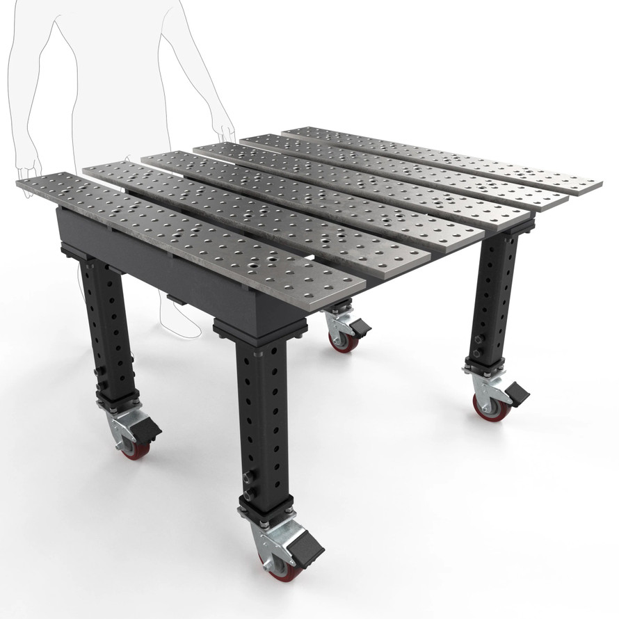 BuildPro™ 4' (1.2m) x 4' Welding Table - Standard Finish