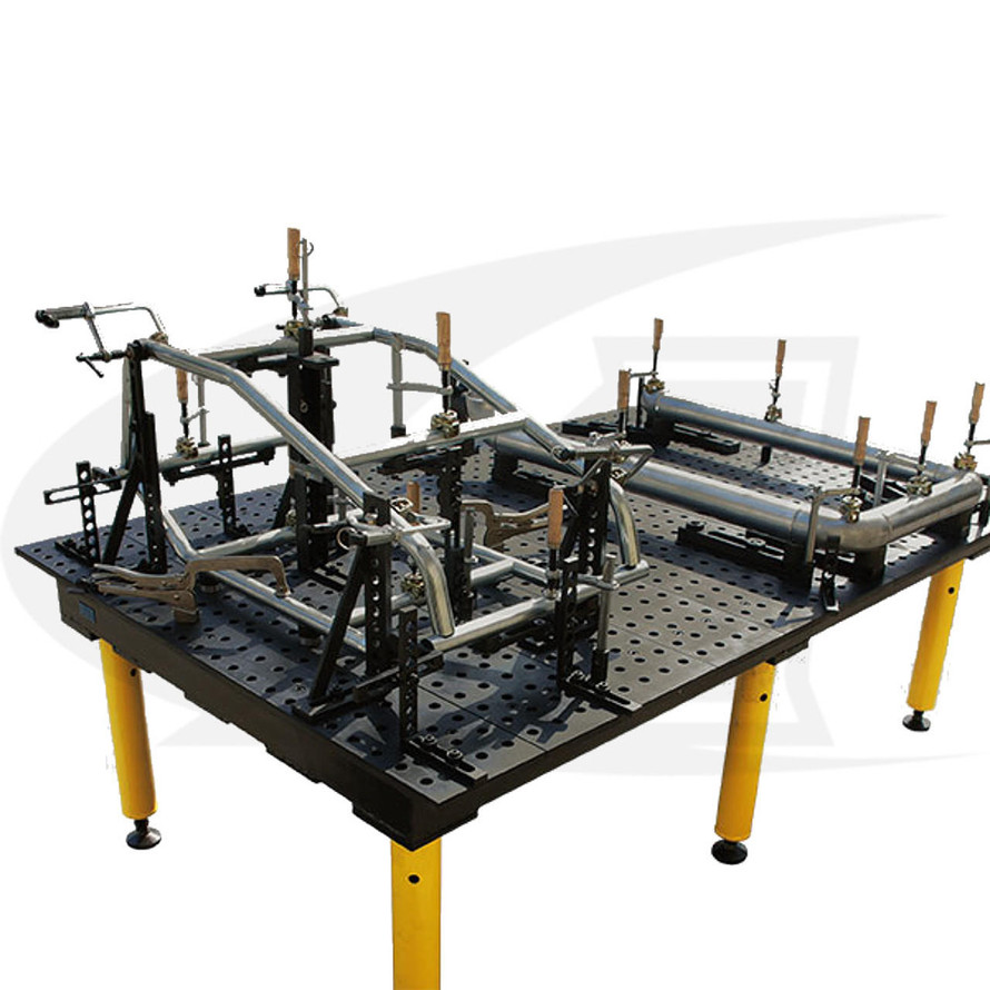 StrongHand Tools BuildPro™ MAX 8' (2.4m) Welding Table - Nitride Finish 