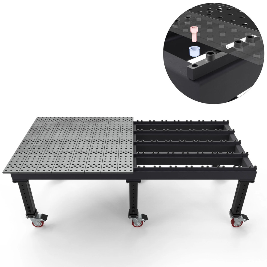 BuildPro™ MAX 8' (2.4m) Welding Table - Nitride Finish