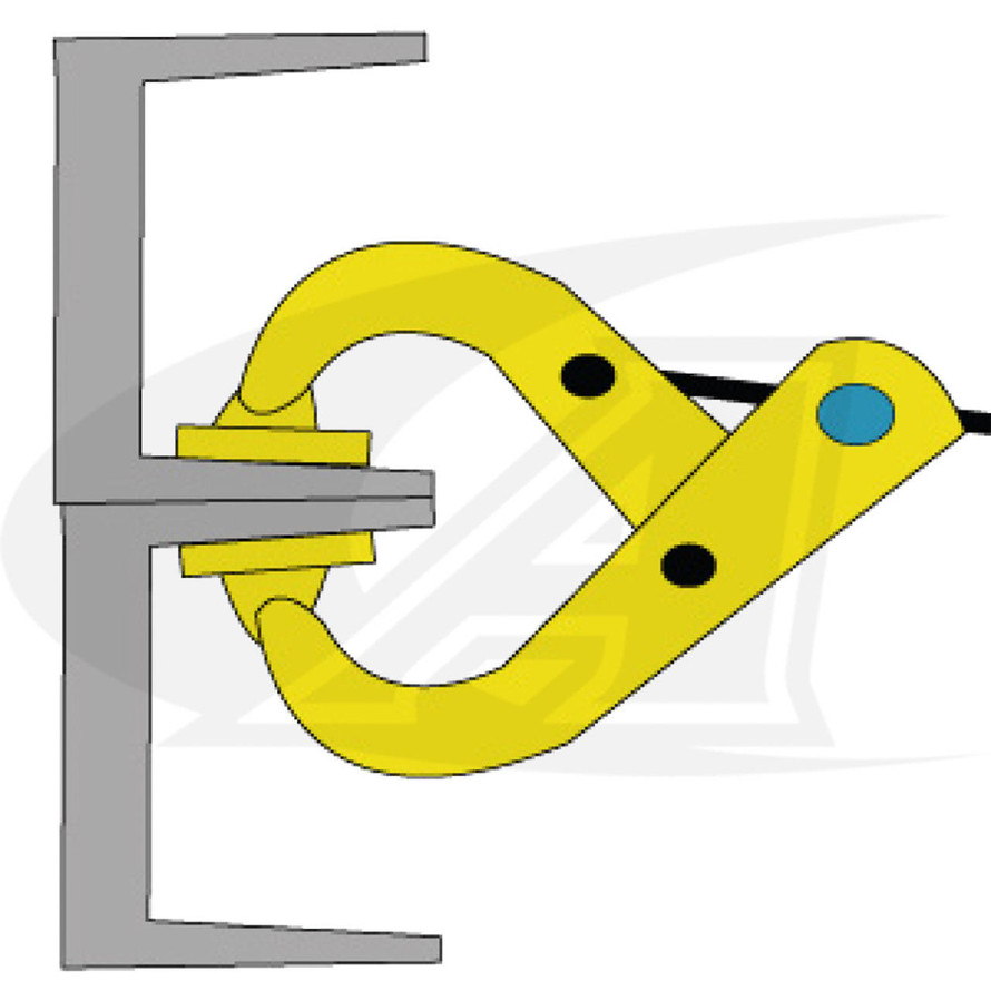 StrongHand Tools Straight Handle Shark Clamp 