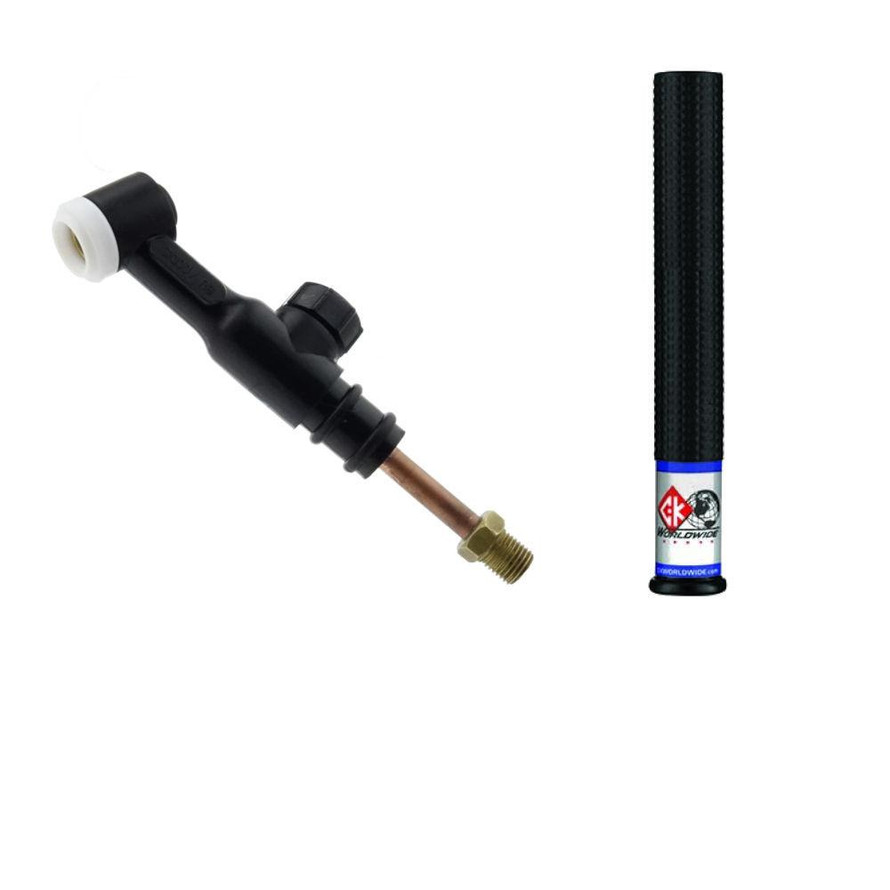 Ck Worldwide Rigid 125amp Tig Torch Head With Valve Handle  28938