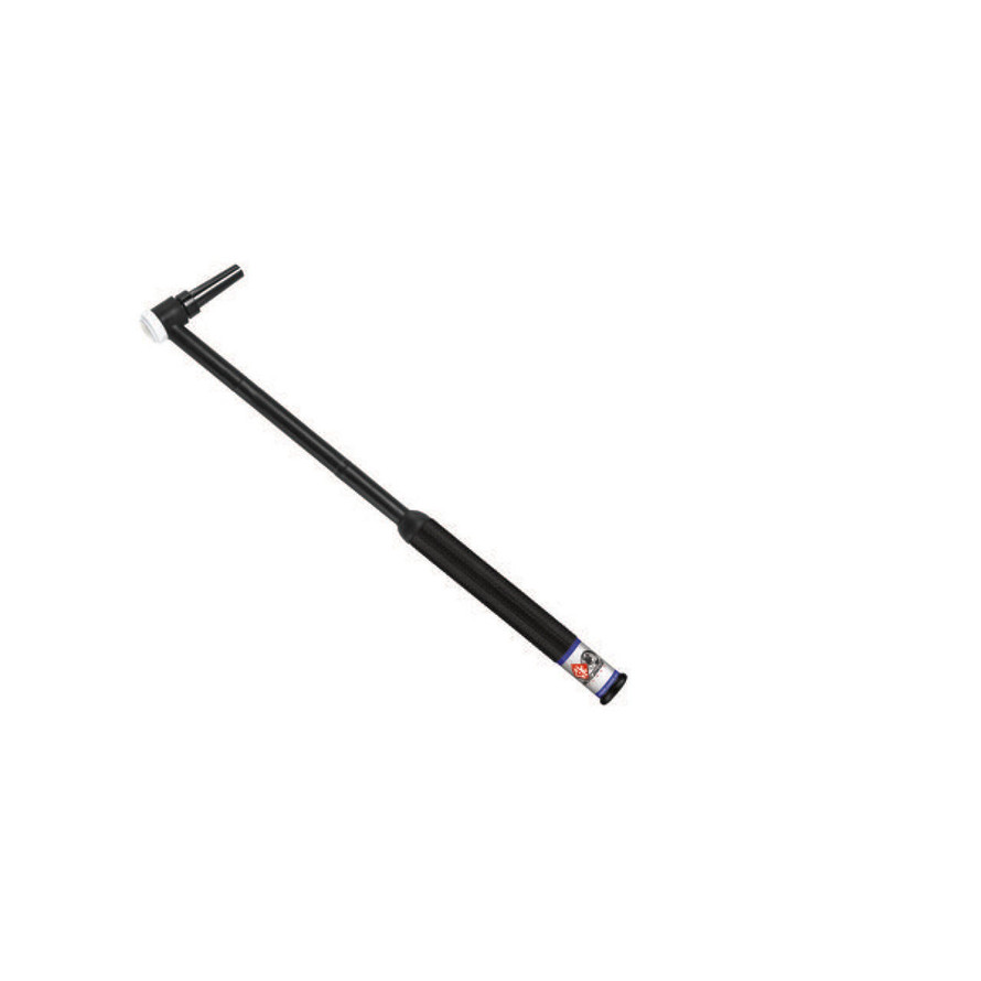CK Worldwide Extra Long 250A Water Cooled TIG Torch Body with Rigid 60° TIG Torch Head, Handle 