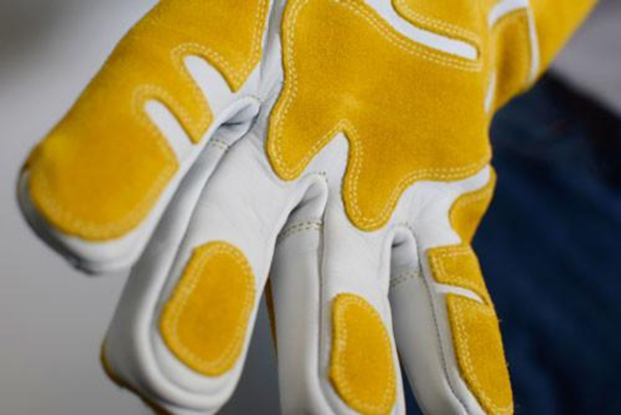  Tillman® Top Grain / Split Cowhide with a Glide Patch™ and Leather Heat Shield; Cotton Fleece Lined MIG Gloves 