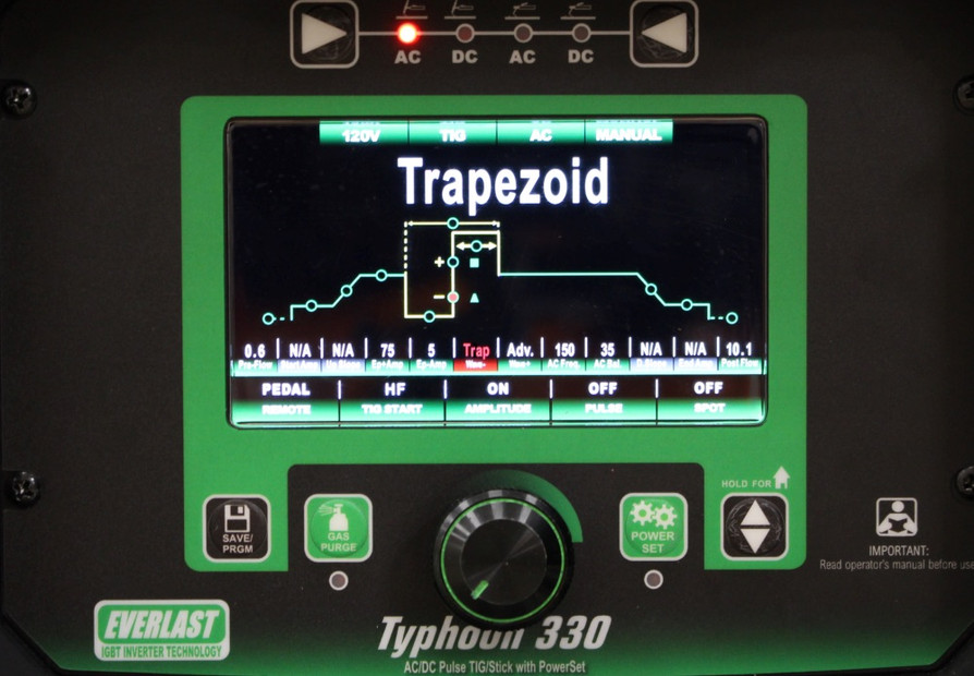 Typhoon 330 - Powerful, Precise AC/DC TIG, DC Stick Welder