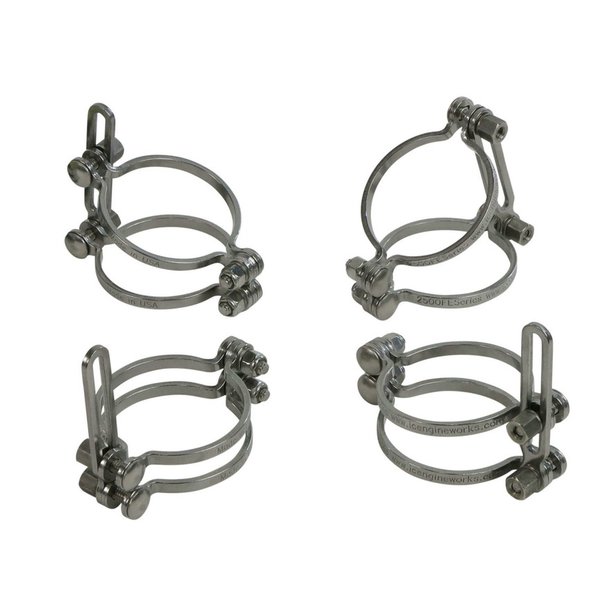 Icengineworks 3 inch Exhaust Tack Welding Clamp, Set of 4