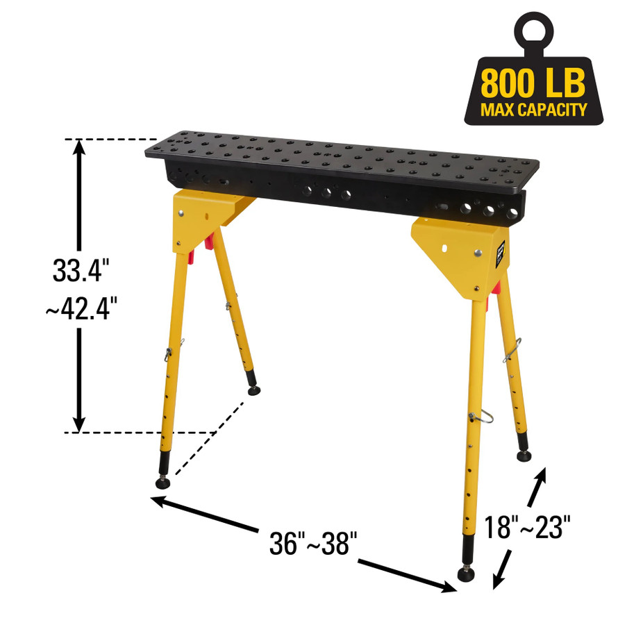 Scout 36, Sawhorse Kit (36" x 6"), 16 mm System