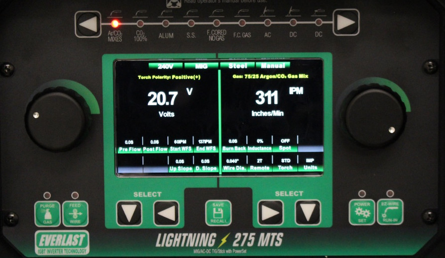 Lightning MTS 275 TIG Pulse with TIG Package