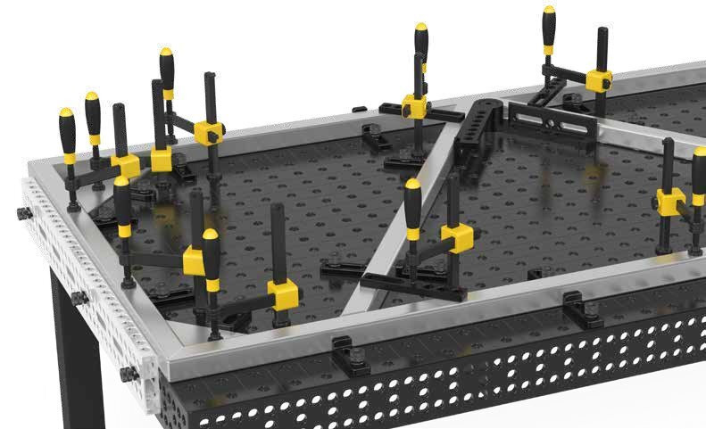 Siegmund 3,000x1,500mm 8.7 Series System 16 Welding Table
