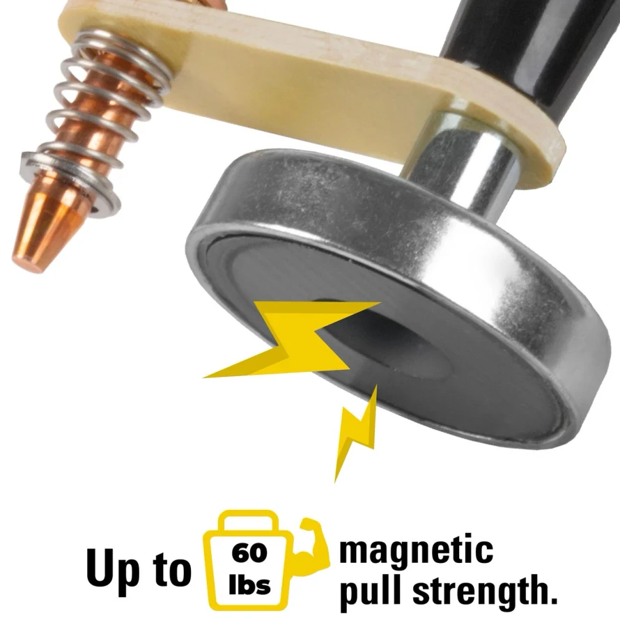 High-Temp Magnetic Spring Ground Clamp