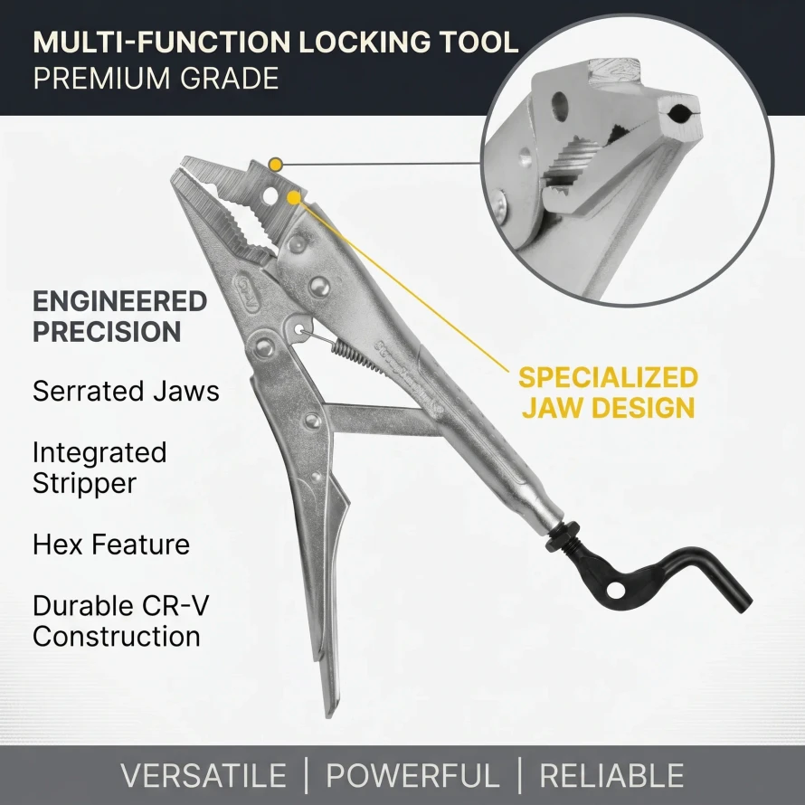 7" Extractor Locking Grounding Pliers
