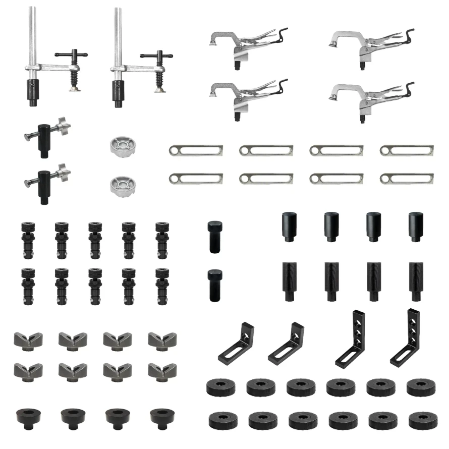 66-pc. Fixturing Kit, Fit 5/8 Holes