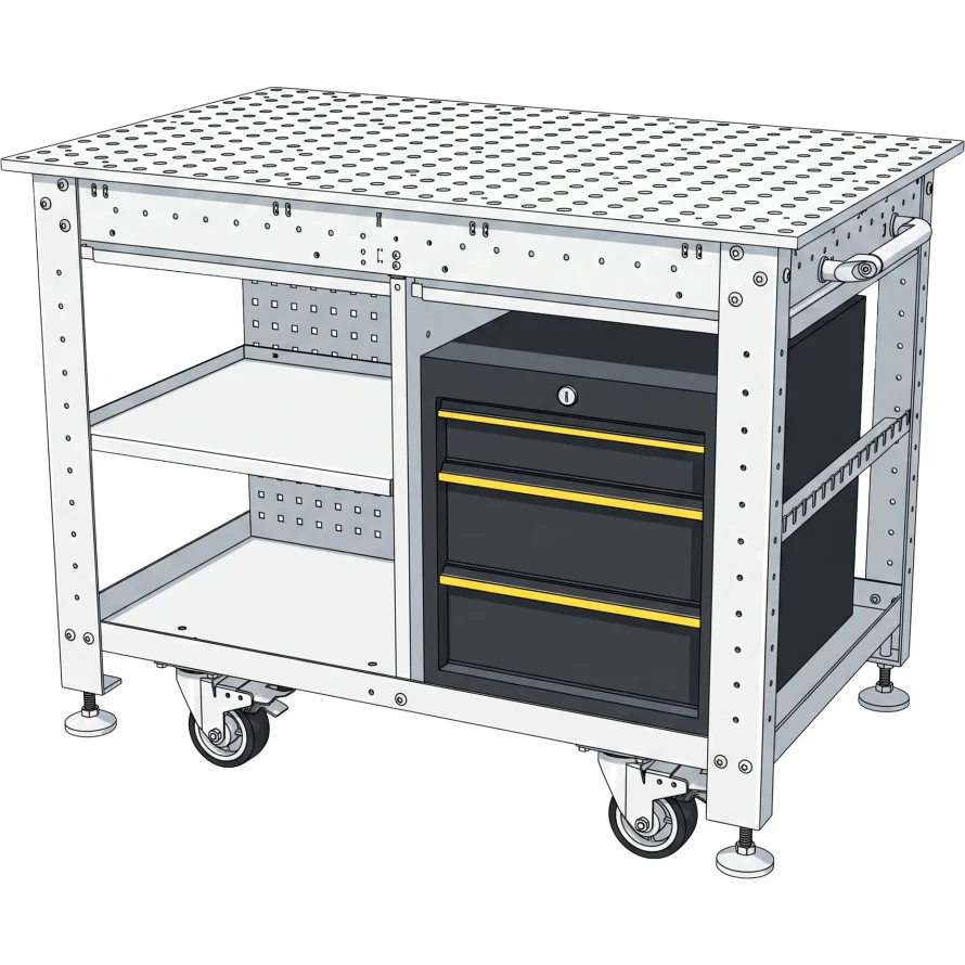 Rhino Cart Storage Tool Boxes – Locking Drawer Cabinets
