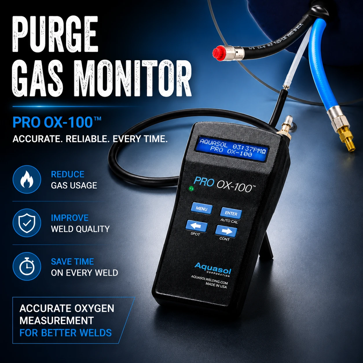 Purge Gas Monitor PRO OX-100