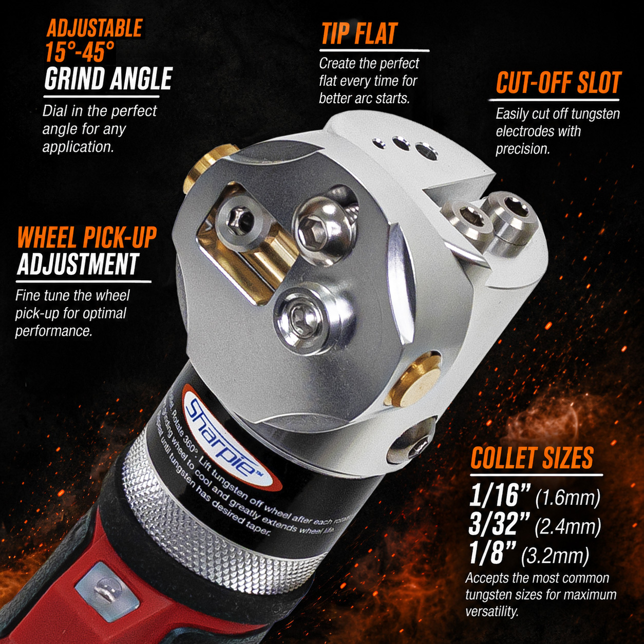 Cordless Sharpie DXCL Tungsten Grinder