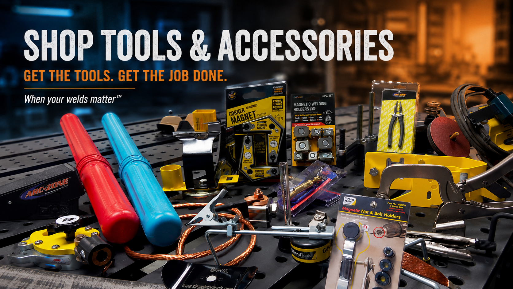 Welding shop tools and fabrication accessories