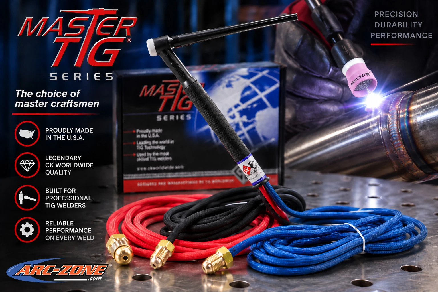 TIG Torch Packages and Torch Bodies from Arc-Zone