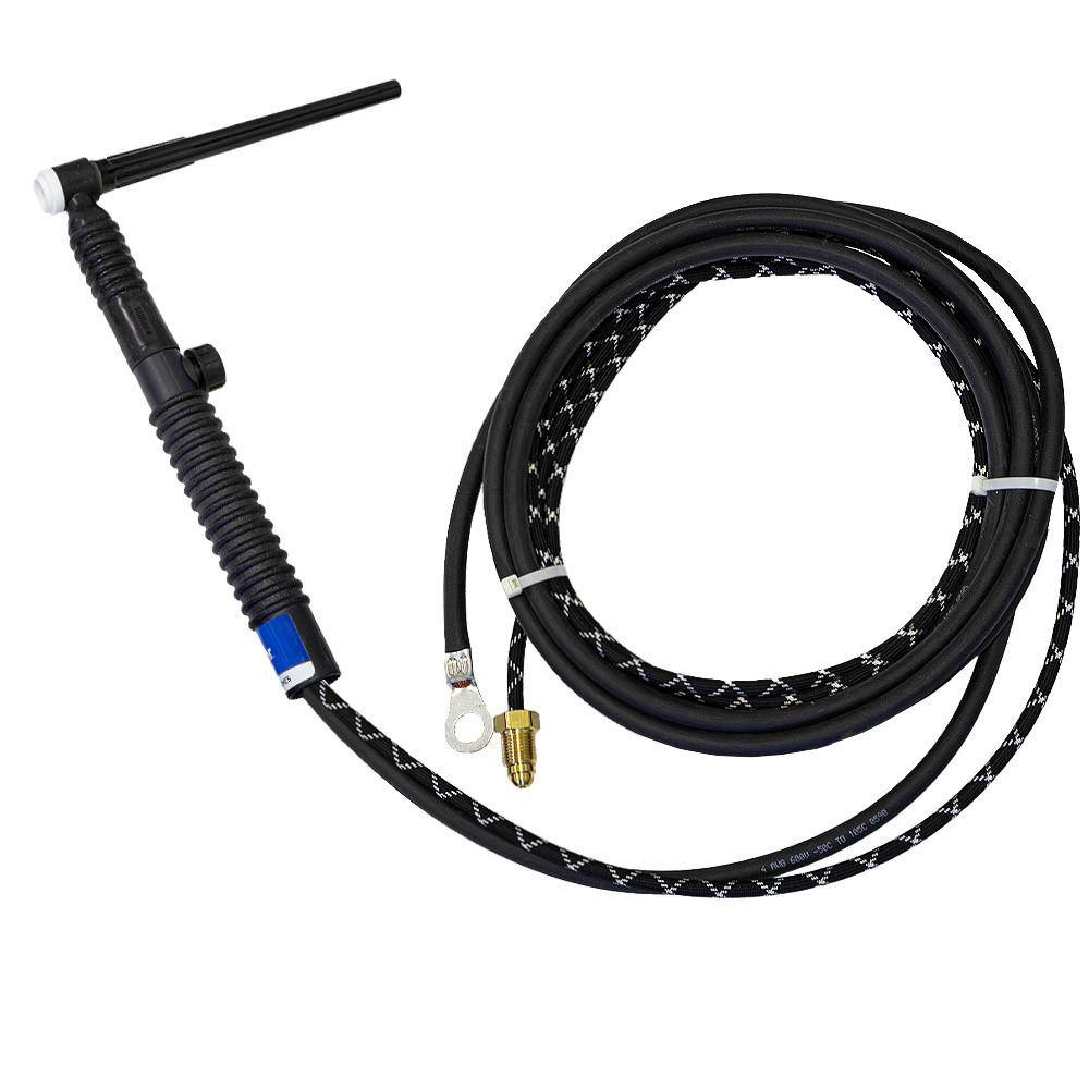 WP-9FV Flex Head w/ Valve Air-Cooled, 125 Amp 2-Piece Cable - Arc