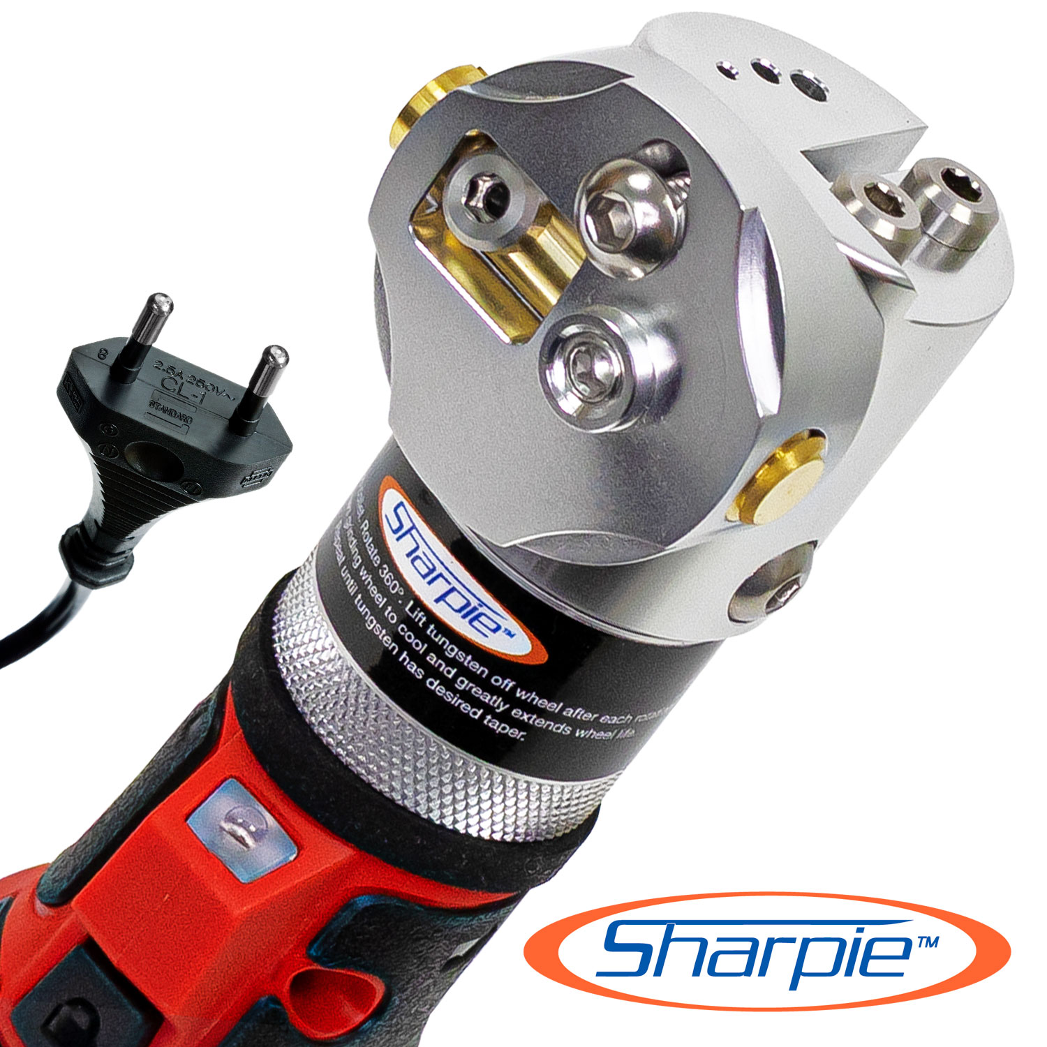 Powerful Cordless Tungsten Grinder | 230V Motor - Sharpie