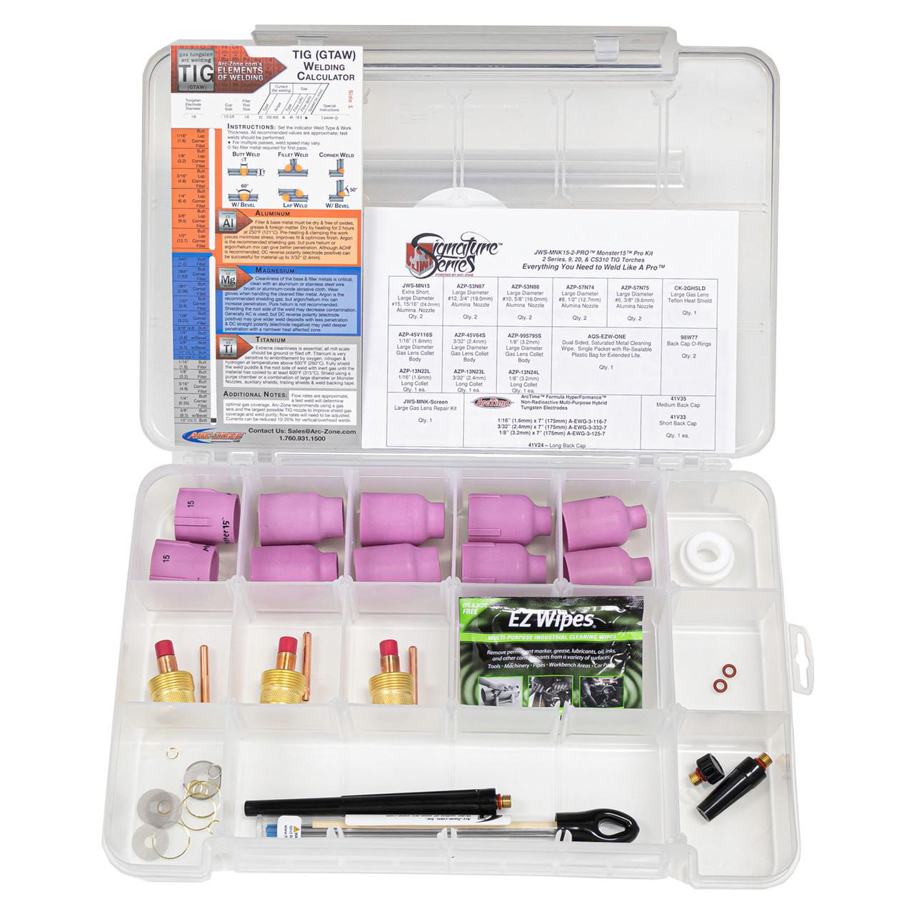 Monster #15 Pro Kit: 9/20 & 2-Series Torches | Arc-Zone.com
