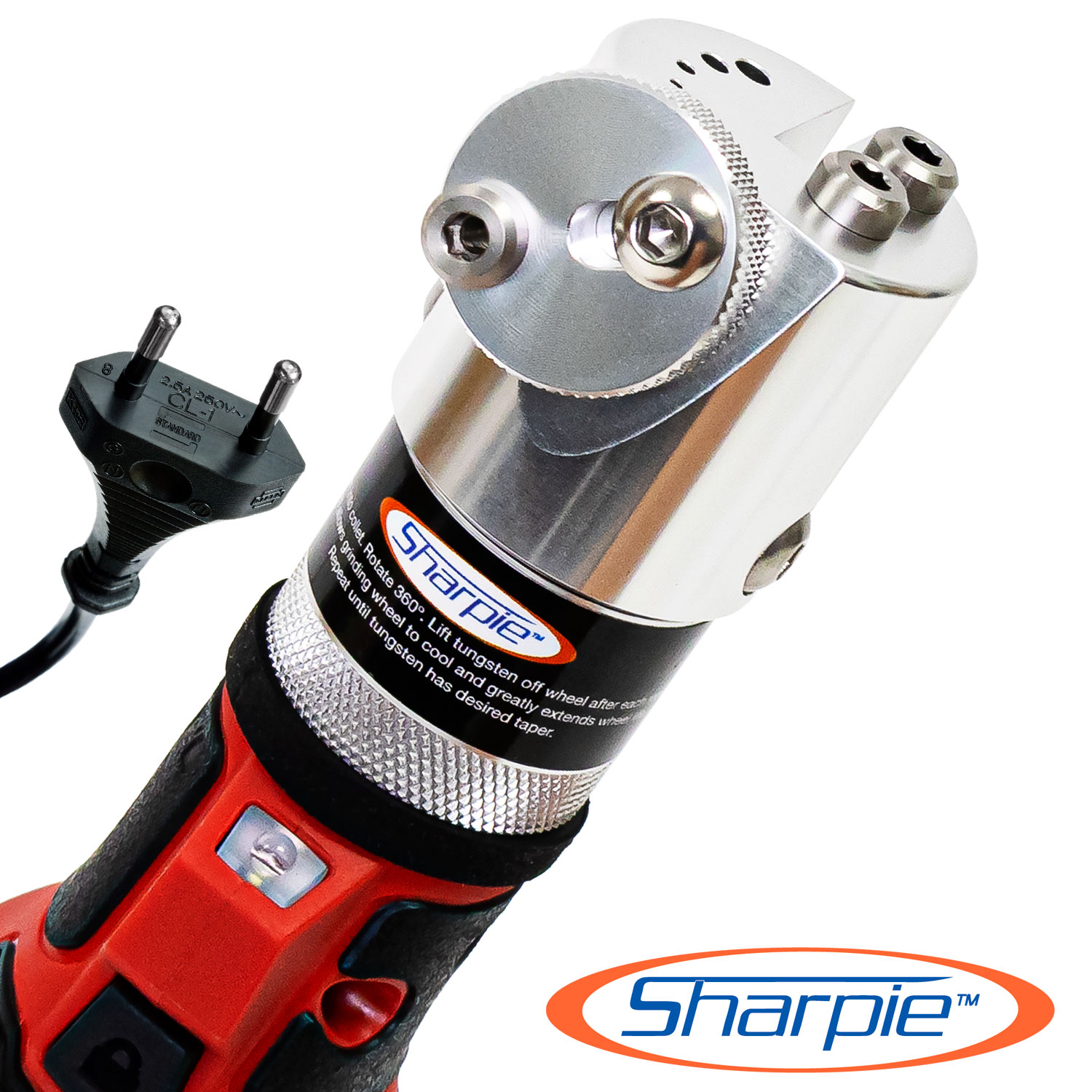 手入れ用具 SHINYGEL Micro Grinder EU 230V Cordless Sharpie SD™ Tungsten Grinder 20° Grind Angle
